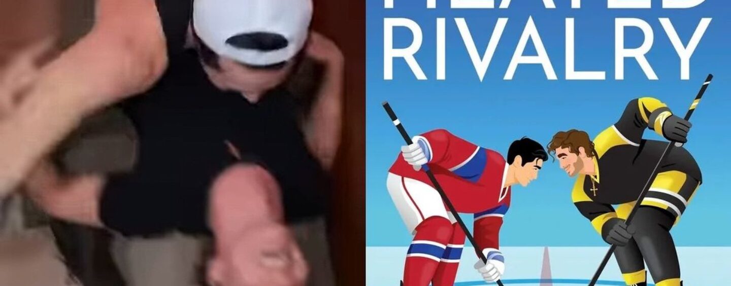 Les étoiles de la rivalité chauffée au hockey gay épicé ne peuvent pas arrêter de flirter et les gays sont dans une frénésie