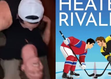 Les étoiles de la rivalité chauffée au hockey gay épicé ne peuvent pas arrêter de flirter et les gays sont dans une frénésie