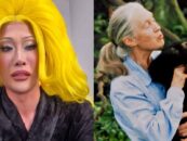 Nymphia Wind de Drag Race honore Jane Goodall avec la vidéo déchirante