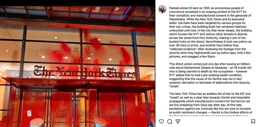 Le photojournaliste queer est accusé de crime de haine pour la couverture du vandalisme du NYT, publications de médias sociaux