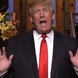 Le nouvel animateur de Late Night, Trump, le tue avec des blagues sur la fin de sept guerres et la fermeture du GOP, et son ami Vladimir