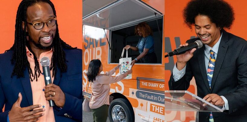 Sur un toit de Washington, d'éminents auteurs et militants ont juré de « sauver nos histoires » des interdictions de livres