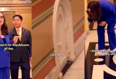 Sarah McBride et Ted Lieu troquent Stephen Miller en le cherchant derrière une petite porte du Capitole