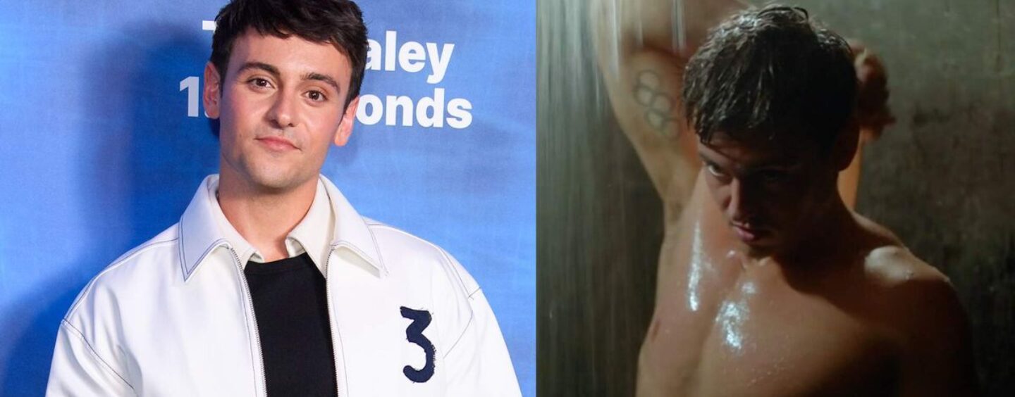 Tom Daley se déshabille dans une scène de douche virale dans The Celebrity Traitors et les gays sont trempés