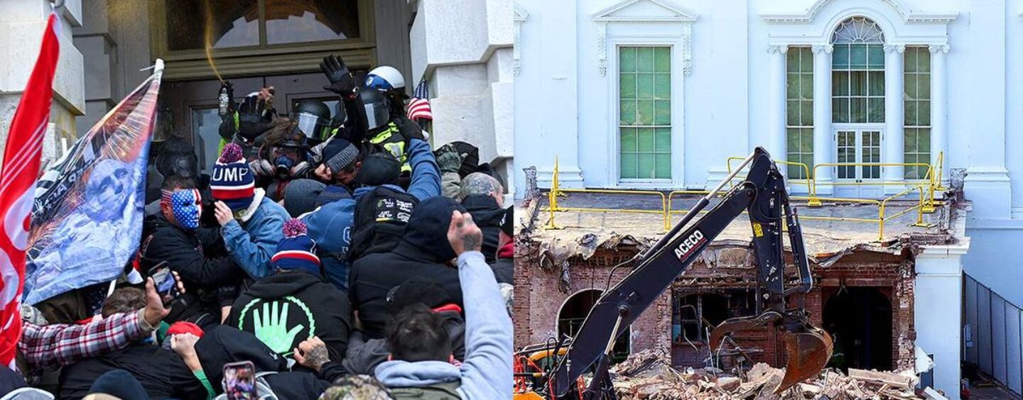 Trump a détruit le Capitole américain et la Maison Blanche, transperçant l’âme de la nation comme l’avait prédit Joe Biden.