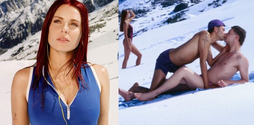 Rose Grey à propos des hommes gays torse nu qui s'embrassent sur la pochette de son album : « C'était chaud ! »