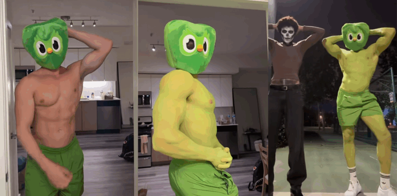 Ce beau mec de Duolingo enseigne le langage de la soif gay