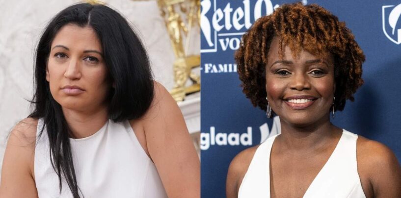 Katie Miller, l'épouse de Stephen Miller, qualifie Karine Jean-Pierre de « preuve que le DEI ne fonctionne pas »