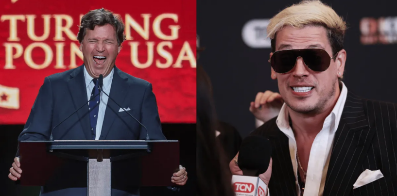 Tucker Carlson et Milo Yiannopoulos passent deux heures à cracher de l'homophobie et de la pseudo-science