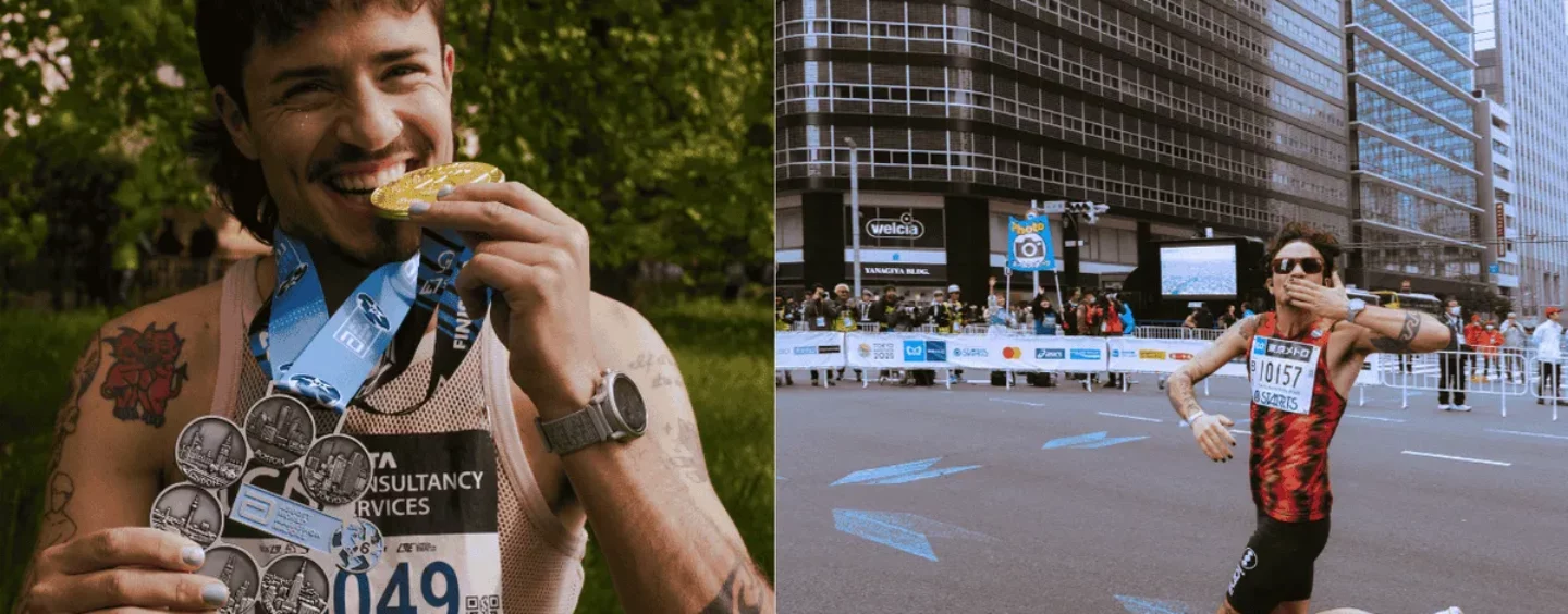 Je n'ai pas seulement couru les plus grands marathons du monde. je les ai changé