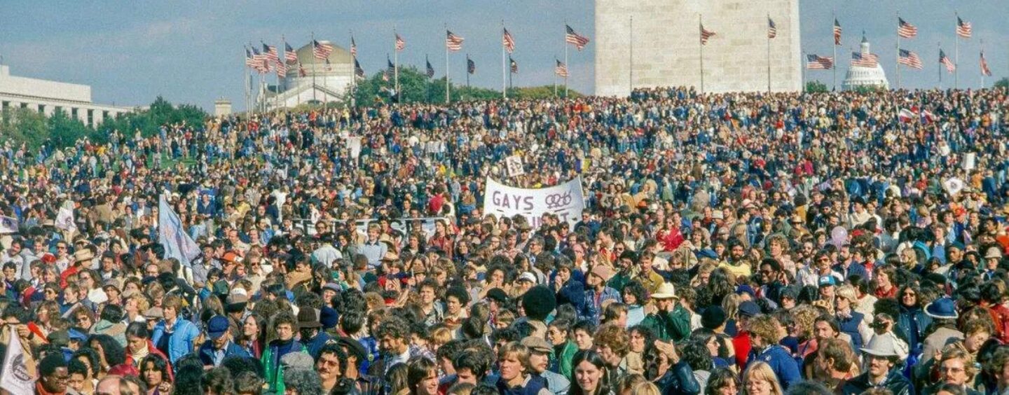 Tout sur la première marche nationale à Washington pour les droits des lesbiennes et des gays