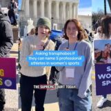 Les transphobes qui veulent « sauver le sport féminin » humiliés par une simple question