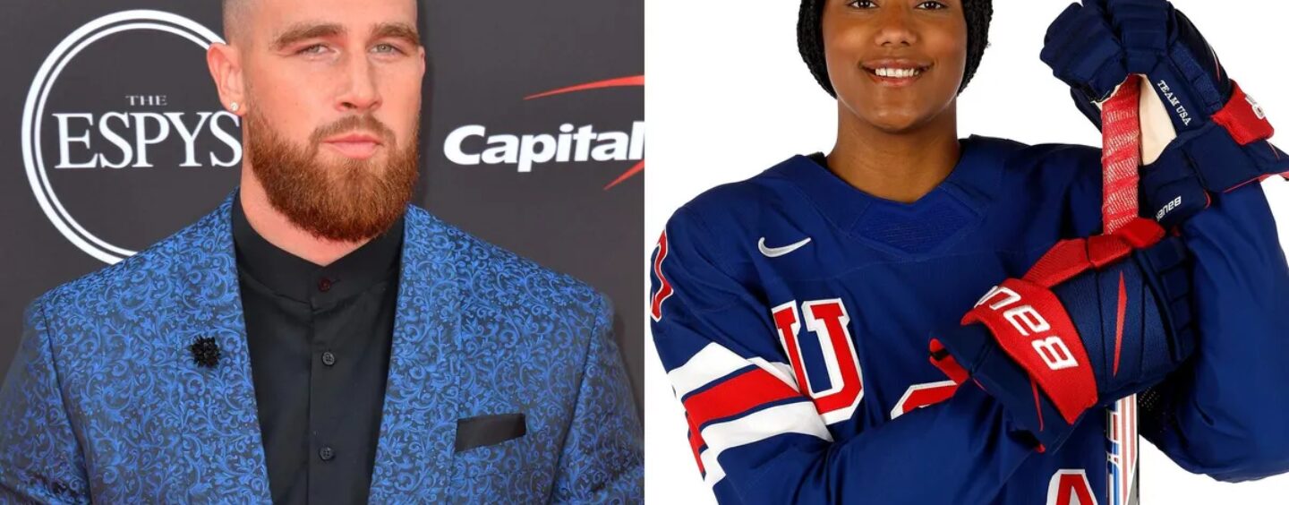 La star du hockey Laila Edwards entrera dans l’histoire olympique avec l’aide de Travis Kelce