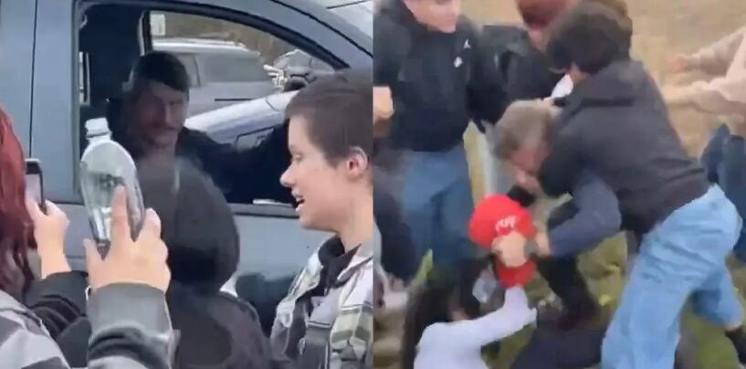 Un homme de MAGA a appris une leçon à ses dépens lorsqu'il a attrapé un adolescent manifestant de l'ICE et s'est fait tabasser