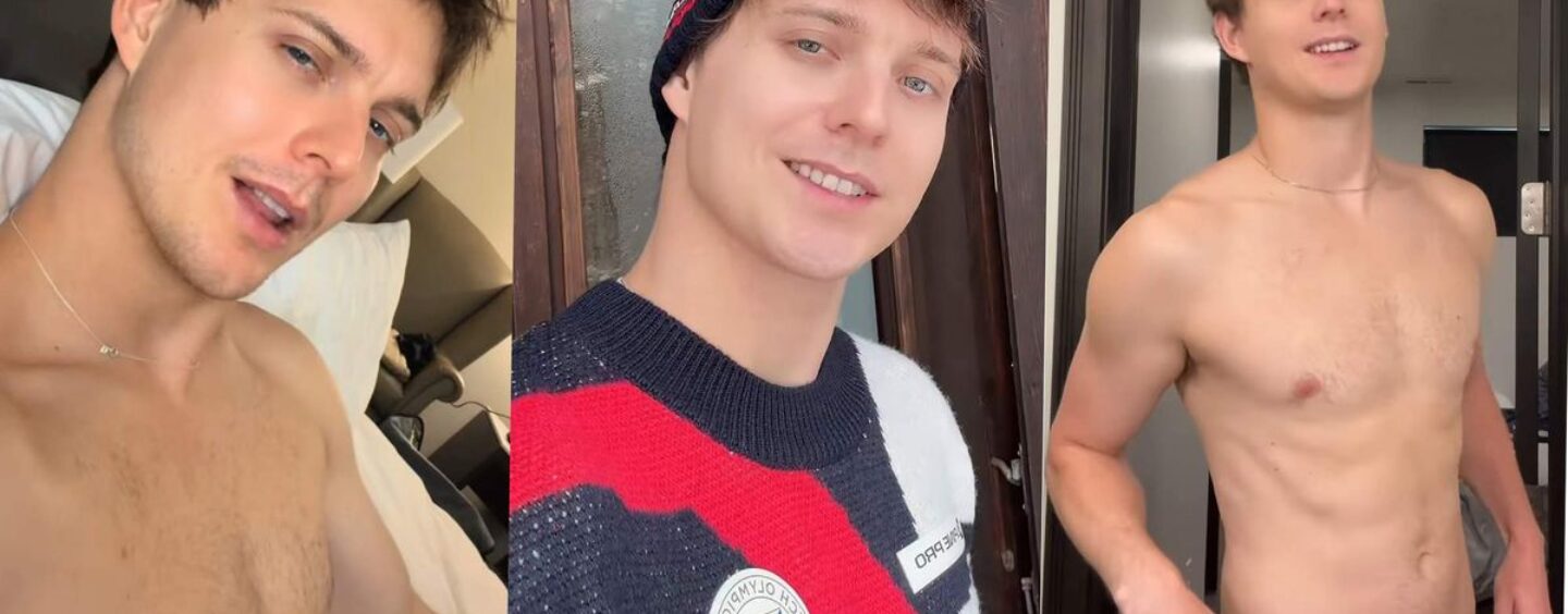 11 photos sexy torse nu du skieur olympique bisexuel Nick Novak