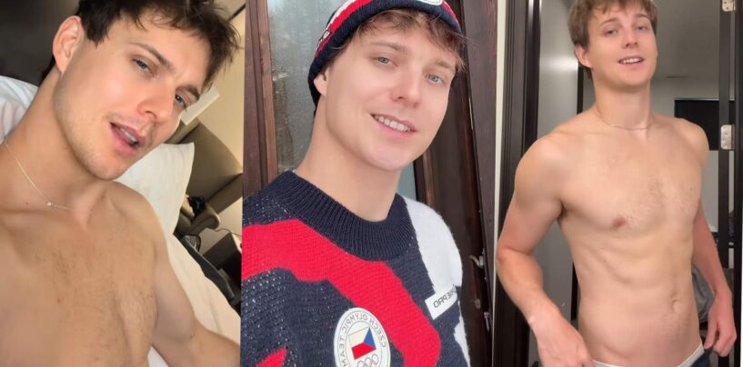 11 photos sexy torse nu du skieur olympique bisexuel Nick Novak