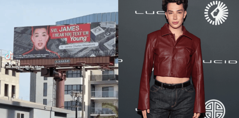 Un panneau d'affichage de Los Angeles fait resurgir les allégations d'inconduite sexuelle de James Charles