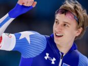Le patineur de vitesse olympique Jordan Stolz a remporté l'or, mais Internet ne peut pas se remettre de son butin encombré