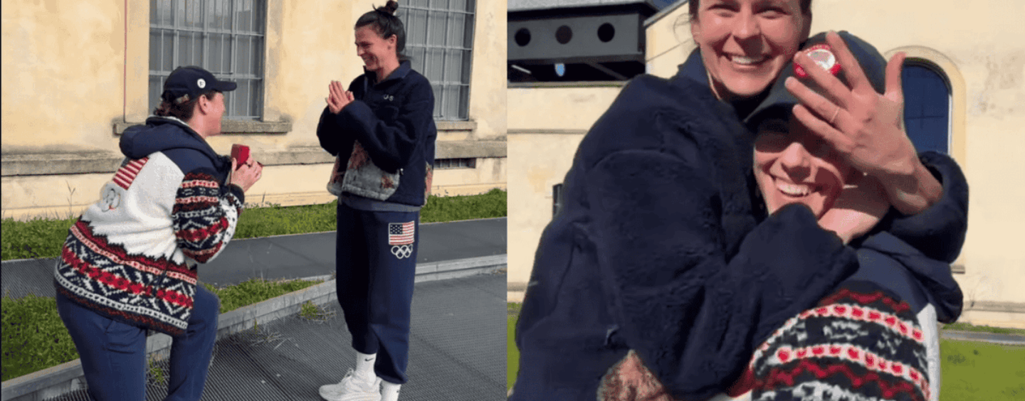 Les olympiennes américaines Hilary Knight et Brittany Bowe viennent de se fiancer