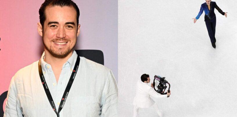 Un caméraman de patinage artistique sexy devient la star accidentelle des Jeux olympiques