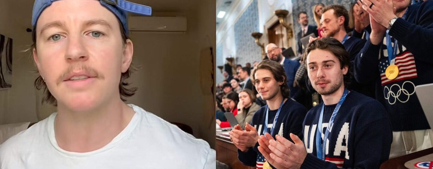 La star de Heated Rivalry critique l’équipe olympique de hockey masculin pour s’être rapprochée de Trump