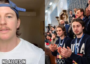 La star de Heated Rivalry critique l’équipe olympique de hockey masculin pour s’être rapprochée de Trump