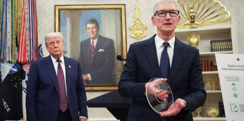 Tim Cook, le copain de Donald Trump, jure qu'il n'est « pas un homme politique »