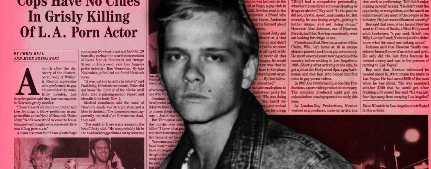 Le meurtre brutal d'une star du porno gay en 1990 a été résolu grâce à un vieil article d'Advocate