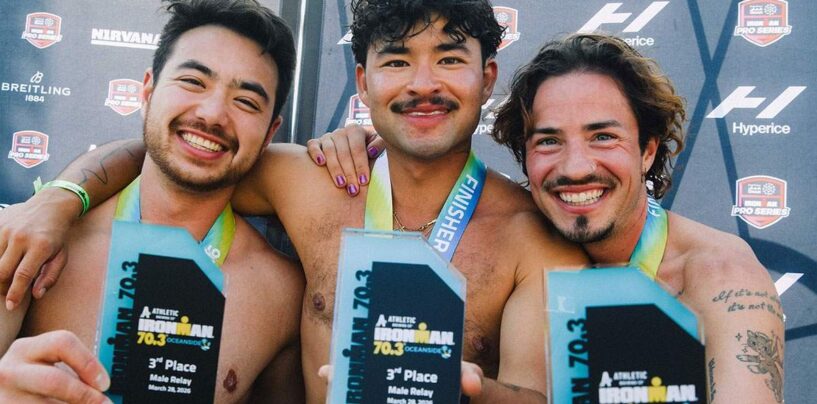 L'équipe Transmasc Ironman remporte la troisième place « pour les personnes trans et au-delà »