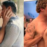 Shane Hollander et Ilya Rozanov s'embrassent dans des vidéos virales épicées lors du concours de sosies Heated Rivalry