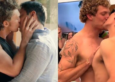 Shane Hollander et Ilya Rozanov s'embrassent dans des vidéos virales épicées lors du concours de sosies Heated Rivalry