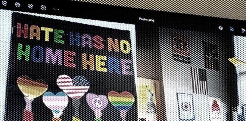 Un enseignant de l'Ohio poursuit le retrait de l'affiche « La haine n'a pas de maison ici »