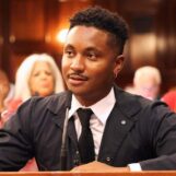 Chi Ossé, membre du conseil municipal de New York, arrêté lors d'une manifestation anti-expulsion à Brooklyn