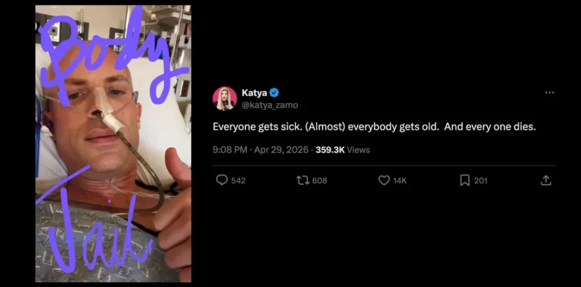 La star de « Drag Race », Katya, suscite l'inquiétude avec une photo à l'hôpital : « Je suis en prison »