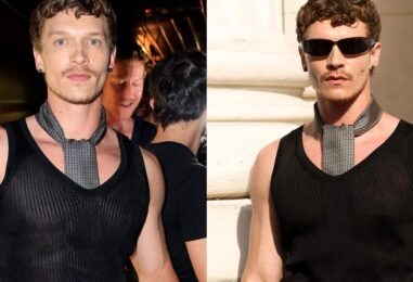 Connor Storrie devient viral pour avoir servi des biceps et du latex à la Fashion Week de Paris