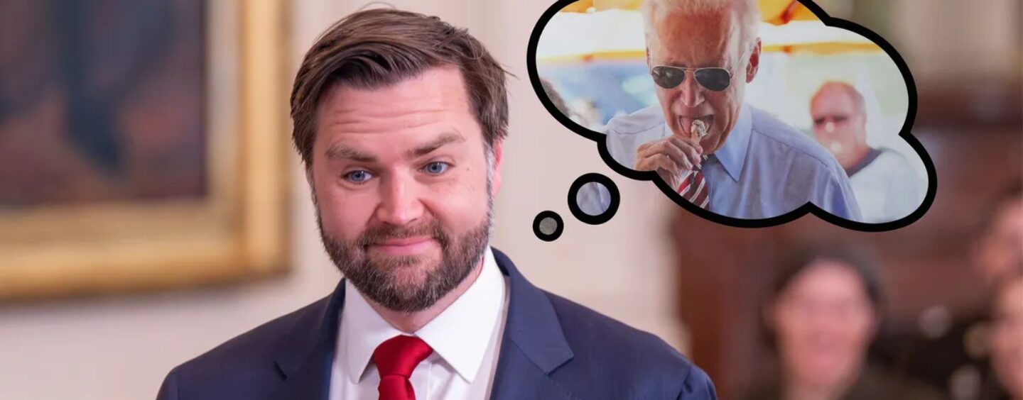 JD Vance ne peut s'empêcher de penser à la technique « suggestive » de la langue glacée de Joe Biden