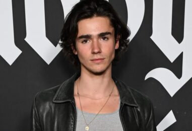 Charlie Besso exhibe ses abdominaux devant le tableau de Mona Lisa