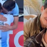 Le Premier ministre néerlandais devient (encore) viral pour avoir embrassé sa fiancée star du hockey lors d'un match