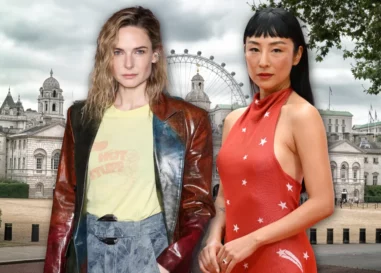 On en sait enfin plus sur la comédie romantique saphique de Greta Lee et Rebecca Ferguson