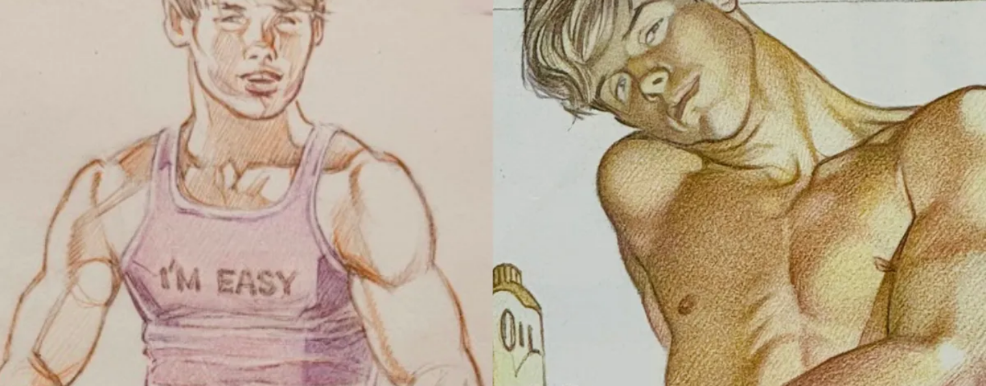 Plongez dans l'art sexy et joyeux de l'illustrateur gay Harry Bush