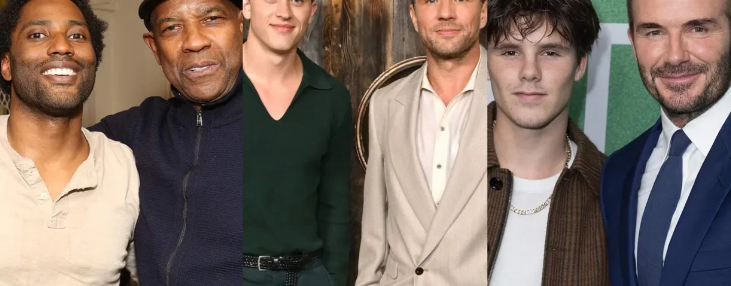 11 duos père-fils de célébrités les plus sexy