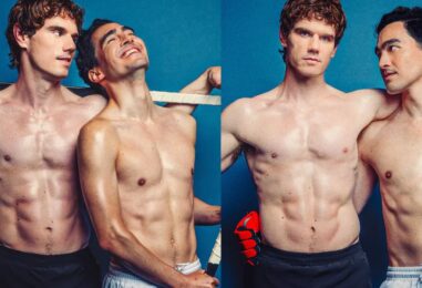 Rencontrez Jay Armstrong Johnson et Troy Iwata, les hommes sexy qui jouent dans la comédie musicale Heated Rivalry