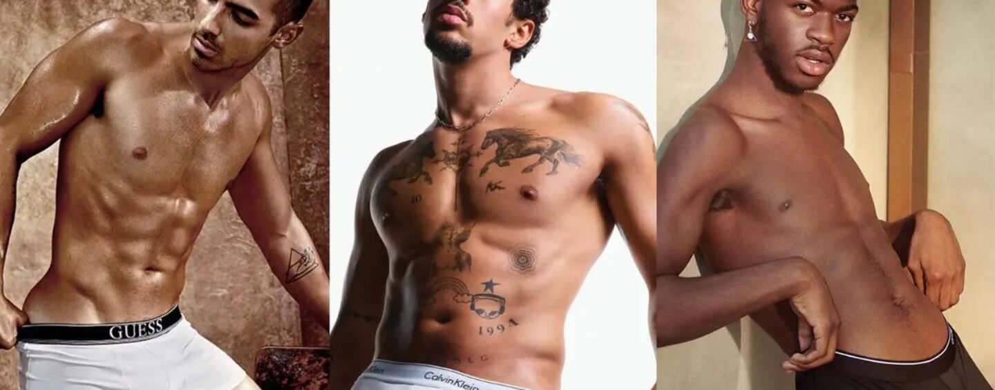 Classement des 15 publicités de sous-vêtements presque nus les plus populaires de chanteurs masculins