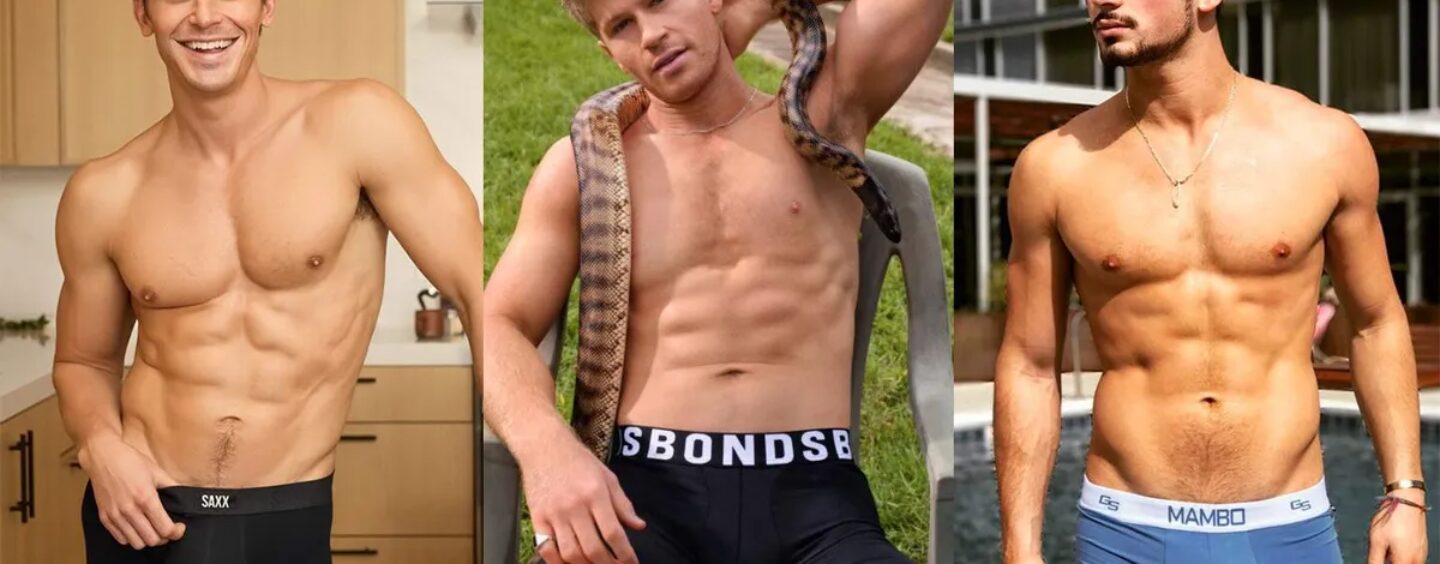 Les 7 publicités de sous-vêtements presque nus les plus populaires des stars masculines de télé-réalité, classées