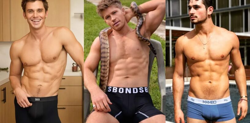 Les 7 publicités de sous-vêtements presque nus les plus populaires des stars masculines de télé-réalité, classées